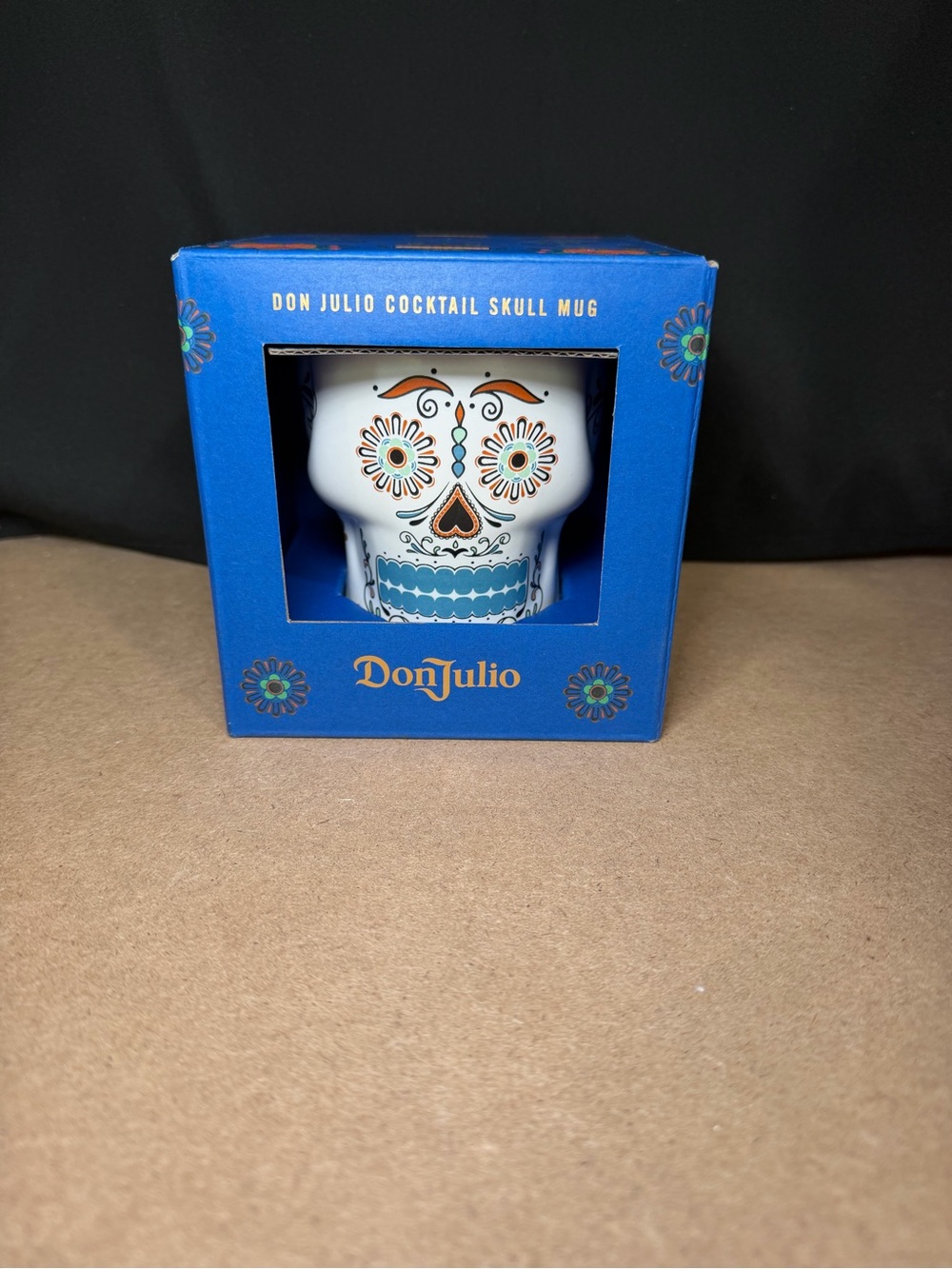 Don Julio Tequila Special Edition Ceramic Day of the Dead Sugar Skull Mug